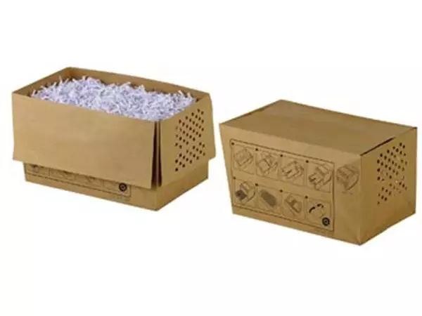 Een Rexel recycleerbare opvangzakken voor papiervernietiger 20 l, voor Auto+80X, pak van 20 zakken koop je bij ShopXPress