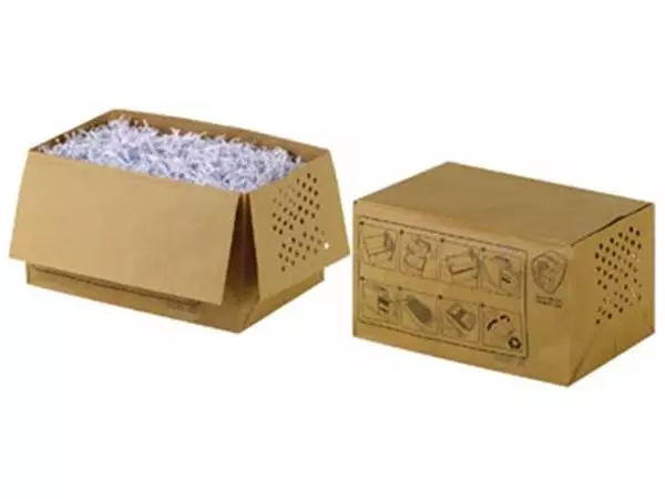 Een Rexel recycleerbare opvangzakken voor papiervernietiger 26 l, voor Auto+100X, pak van 20 zakken koop je bij ShopXPress
