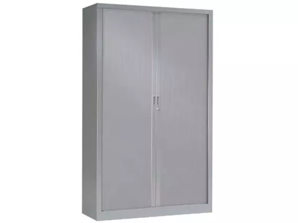 Een Roldeurkast, hoogte 198 cm, aluminium koop je bij ShopXPress