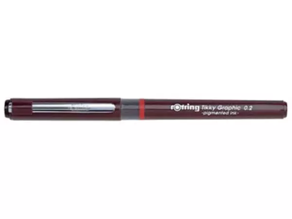 Een Rotring fineliner Tikky Graphic 0,2 mm koop je bij ShopXPress