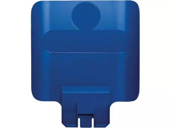 Een Rubbermaid Slim Jim paneel voor recycling station, blauw koop je bij ShopXPress