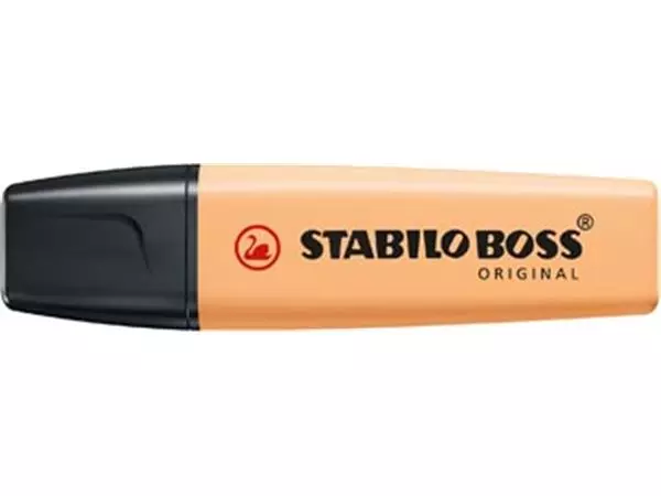 Een STABILO BOSS ORIGINAL Pastel markeerstift, pale orange (lichtoranje) koop je bij ShopXPress