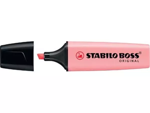 Een STABILO BOSS ORIGINAL Pastel markeerstift, pink blush (roze) koop je bij ShopXPress