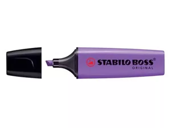 Een STABILO BOSS ORIGINAL markeerstift, paars koop je bij ShopXPress