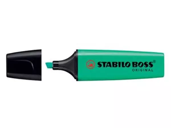 Een STABILO BOSS ORIGINAL markeerstift, turkoois koop je bij ShopXPress