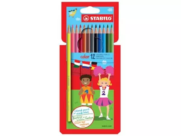 Een STABILO Color kleurpotlood, kartonnen etui van 12 stuks koop je bij ShopXPress