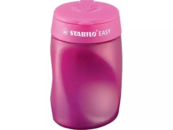 Een STABILO EASYsharpener potloodslijper, 2 gaten, voor linkshandigen, roze koop je bij ShopXPress