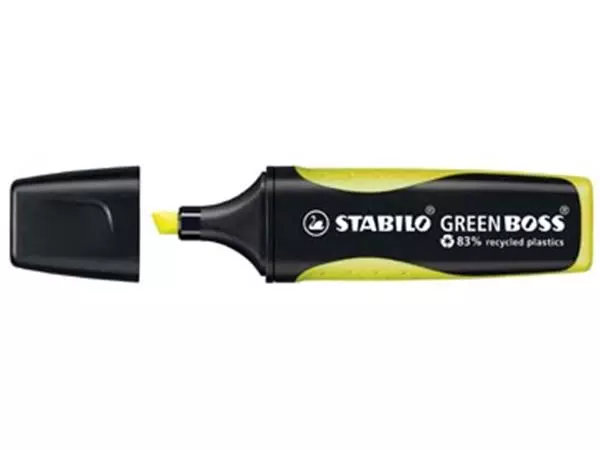 Een STABILO GREENBOSS markeerstift, geel koop je bij ShopXPress