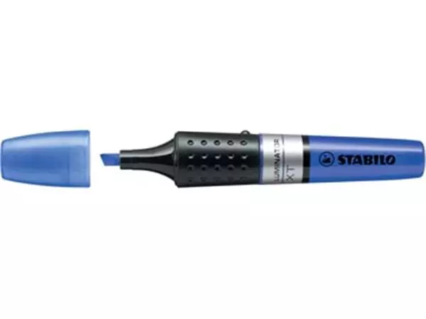 Een STABILO LUMINATOR markeerstift, blauw koop je bij ShopXPress