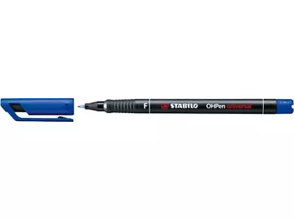 Een STABILO OHPen universal, OHP-marker, permanent, fijn 0,7 mm, blauw koop je bij ShopXPress