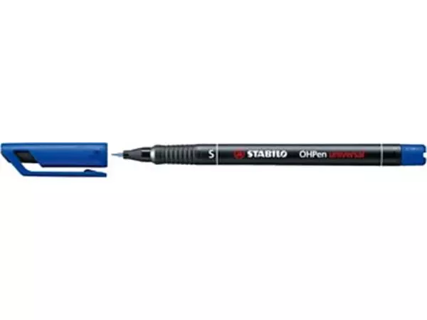 Een STABILO OHPen universal, OHP-marker, permanent, superfijn 0,4 mm, blauw koop je bij ShopXPress