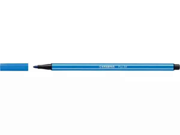 Een STABILO Pen 68 viltstift, donkerblauw koop je bij ShopXPress