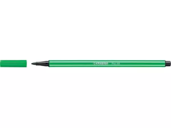 Een STABILO Pen 68 viltstift, groen koop je bij ShopXPress