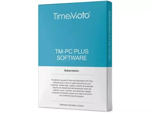 Een Safescan software voor tijdsregistratiesystemen, TimeMoto Pc Plus koop je bij ShopXPress