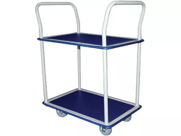 Vous pouvez acheter un Safetool chariot utilitaire avec 2 plateaux, ft 61 x 91 x 99,5 cm chez Supplierz BV