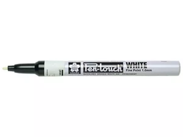 Een Sakura paint Marker Pen-Touch punt van 1 mm, wit koop je bij ShopXPress