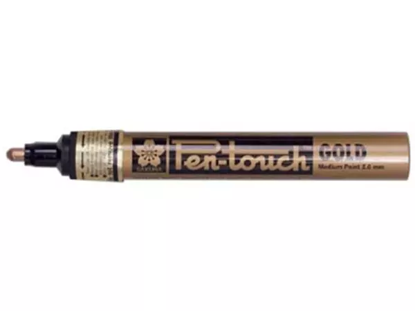 Een Sakura paint Marker Pen-Touch punt van 2 mm, goud koop je bij ShopXPress