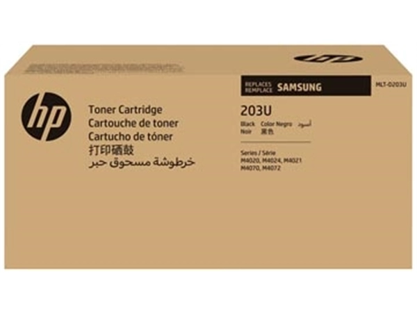 Vous pouvez acheter un Samsung by HP toner MLT-D203U, 15.000 pages, OEM SU916A, noir chez Supplierz BV