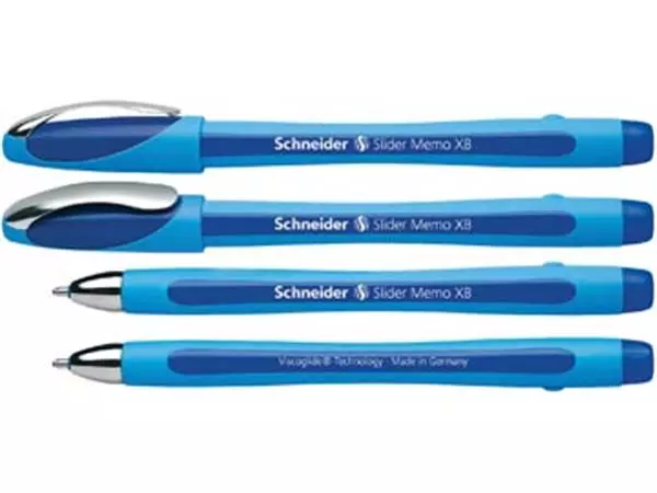 Een Schneider Balpen Slider Memo XB blauw koop je bij ShopXPress