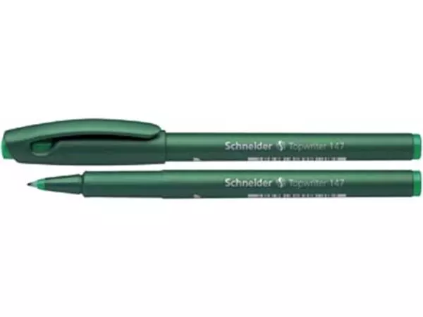 Een Schneider fineliner topwriter 147 groen koop je bij ShopXPress