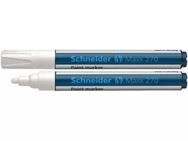 Een Schneider paint marker Maxx 270, wit koop je bij ShopXPress