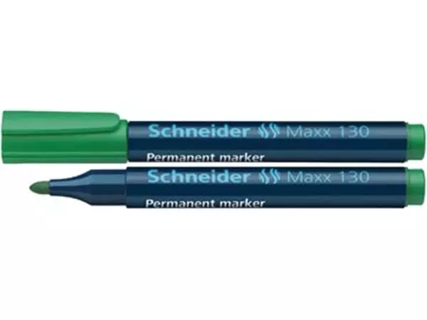 Een Schneider permanent marker Maxx 130 groen koop je bij ShopXPress