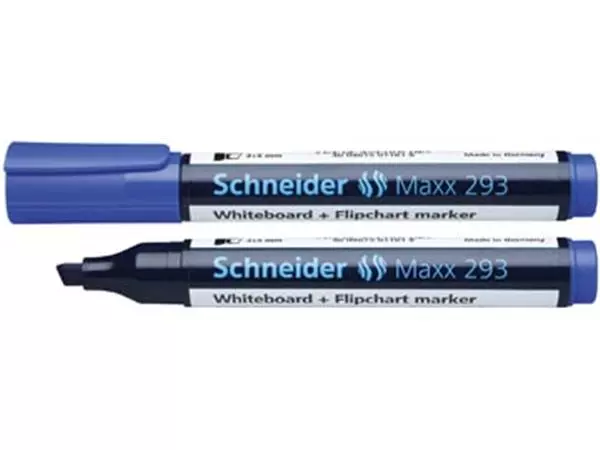 Een Schneider whiteboard + flipchart marker Maxx 293 blauw koop je bij ShopXPress