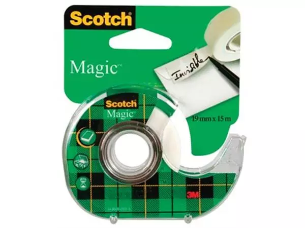Een Scotch plakband Magic Tape ft 19 mm x 15 m koop je bij ShopXPress