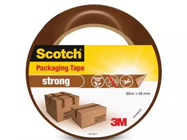 Een Scotch verpakkingsplakband Classic, ft 48 mm x 66 m, bruin, per rol koop je bij ShopXPress