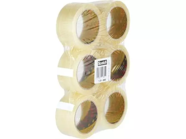 Een Scotch verpakkingsplakband Classic ft 50 mm x 66 m, transparant, pak van 6 rollen koop je bij ShopXPress
