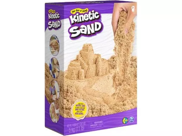 Een Spin Master Kinetic Sand modelleerzand, doos van 5 kg koop je bij ShopXPress