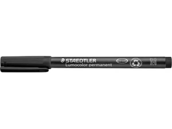 Een Staedtler Lumocolor 317, OHP-marker, permanent, 1,0 mm, zwart koop je bij ShopXPress