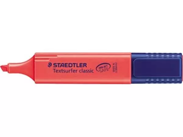 Een Staedtler Markeerstift Textsurfer Classic rood koop je bij ShopXPress