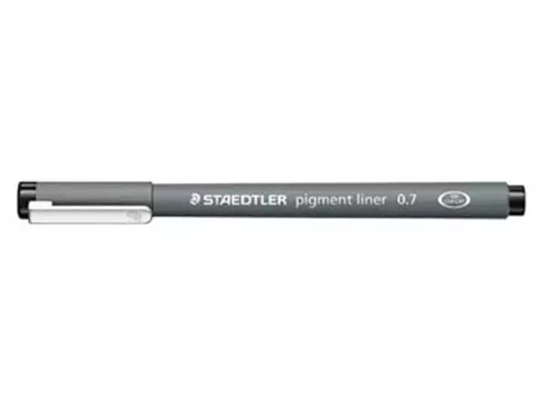 Een Staedtler pigment liner fineliner, ronde punt, schrijfbreedte 0,7 mm, zwart koop je bij ShopXPress