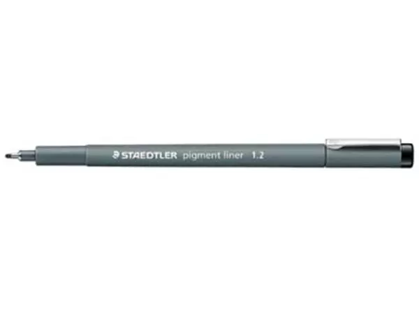 Een Staedtler pigment liner fineliner, ronde punt, schrijfbreedte 1,2 mm zwart koop je bij ShopXPress