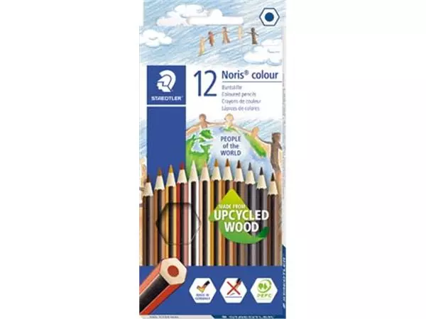 Een Staedtler kleurpotlood Noris Club People Of The World 12 kleurpotloden koop je bij ShopXPress