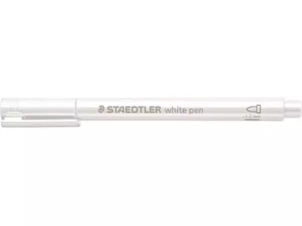 Een Staedtler marker Metallic 8323, wit koop je bij ShopXPress
