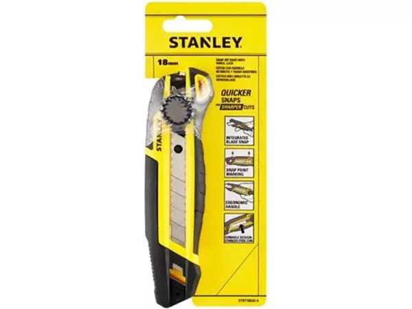 Een Stanley cutter met schroefknop MPP Quick Snap 18 mm koop je bij ShopXPress