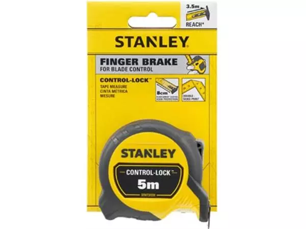 Een Stanley rolmeter Control-Lock 5 m x 25 mm koop je bij ShopXPress