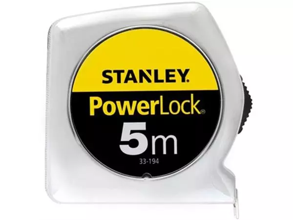 Een Stanley rolmeter Powerlock 5 m x 19 mm koop je bij ShopXPress