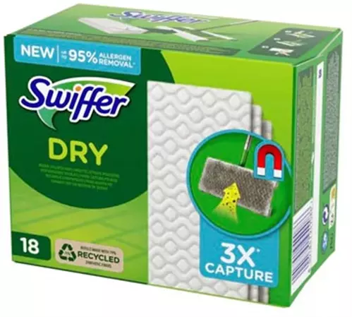 Een Swiffer Dry navulling, pak van 18 stuks koop je bij ShopXPress