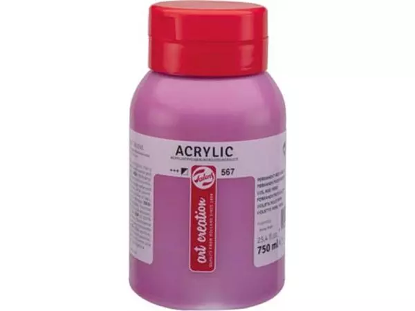 Een Talens Art Creation acrylverf flacon van 750 ml, permanentroodviolet koop je bij ShopXPress