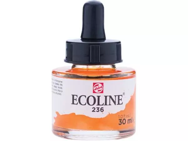 Een Talens Ecoline waterverf flacon van 30 ml, lichtoranje koop je bij ShopXPress