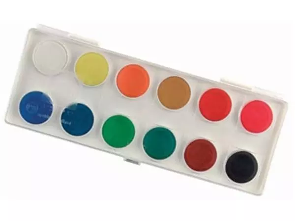 Een Talens dekkende aquarelverf, set met 12 napjes koop je bij ShopXPress