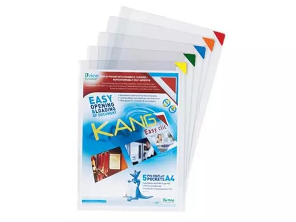 Een Tarifold tas Kang Easy Clic hoeken in geassorteerde kleuren koop je bij ShopXPress