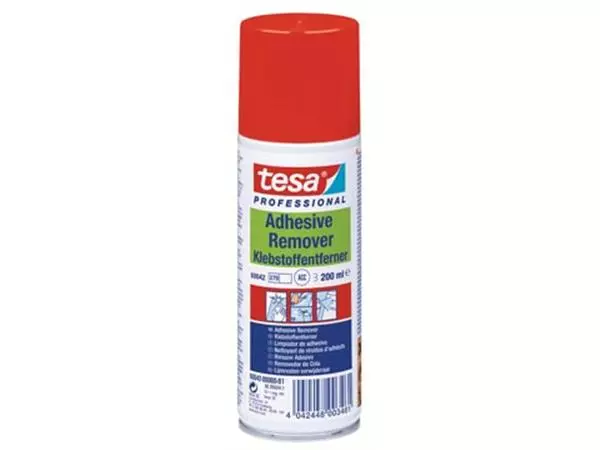 Een Tesa lijmverwijderaar, spray van 200 ml koop je bij ShopXPress