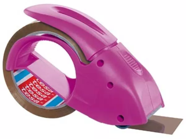 Een Tesapack handdispenser Pack 'n Go, roze koop je bij ShopXPress