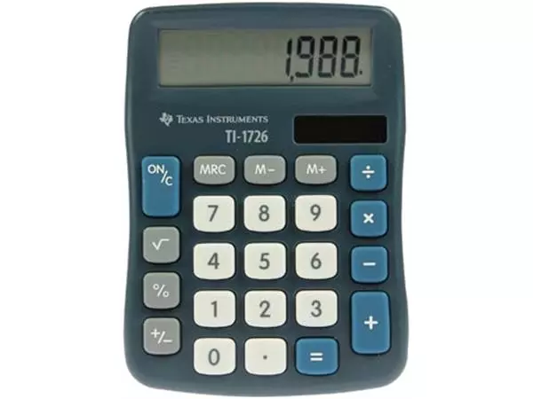 Een Texas bureaurekenmachine TI-1726 koop je bij ShopXPress
