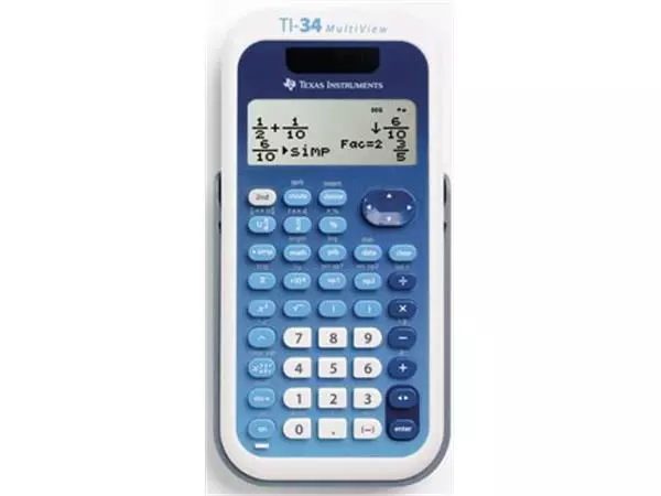 Een Texas wetenschappelijke rekenmachine TI-34 Multiview koop je bij ShopXPress