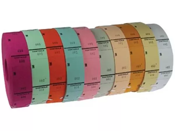 Een Ticketrollen geassorteerde kleuren koop je bij ShopXPress